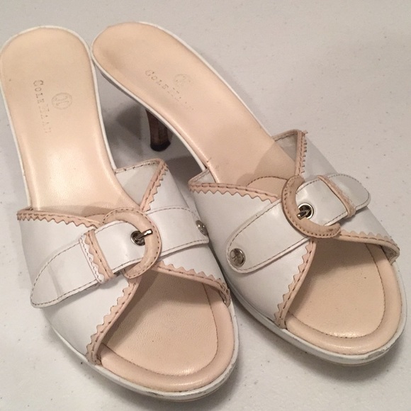 cole haan white sandals